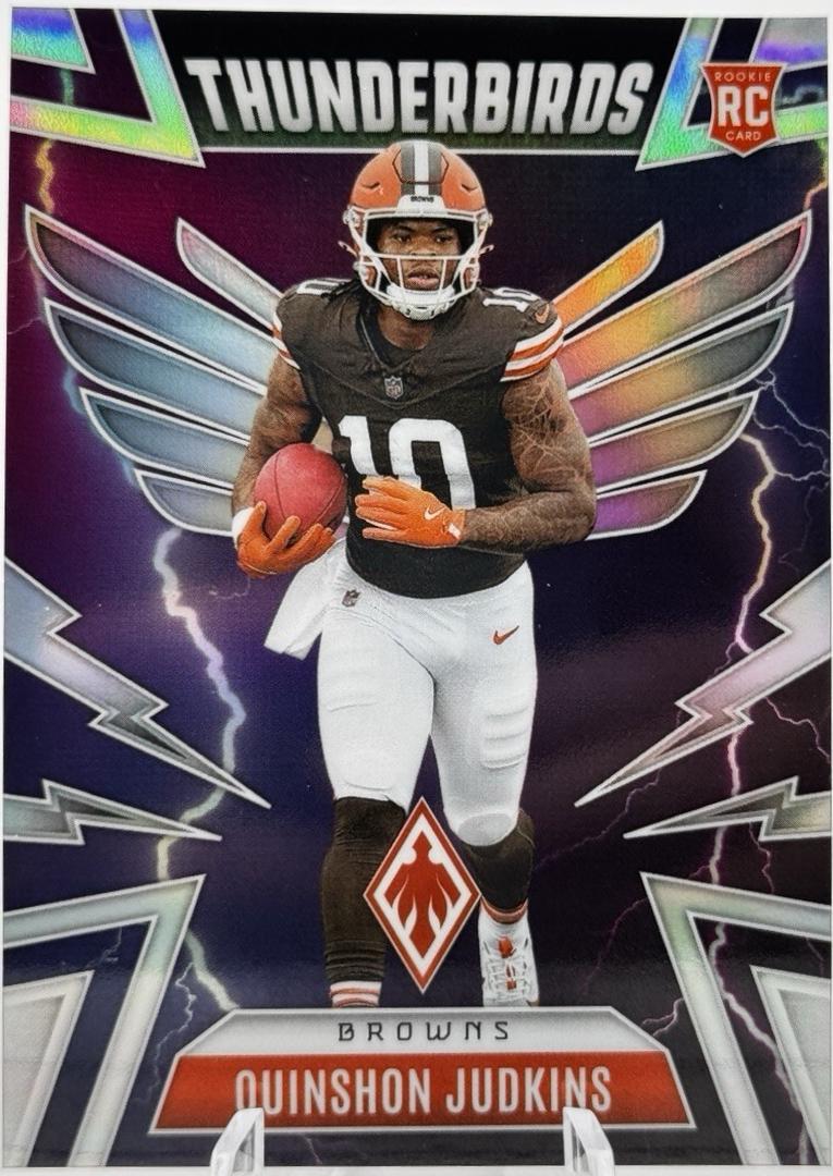 2025 Panini Phoenix Thunderbirds Quinshon Judkins #12 card