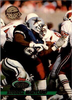 Russell Maryland #204 1993 Stadium Club Teams Super Bowl Football