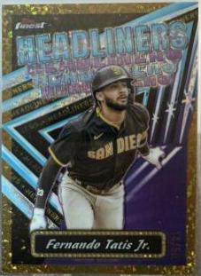 Fernando Tatis Jr. [Gold Mini Diamond] #FH-16 Baseball Cards 2023 Topps Finest Headliners