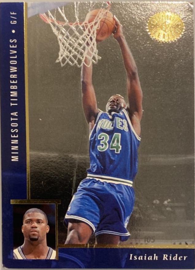 Isaiah Rider #65 Basketball Cards 1995 SP Championship