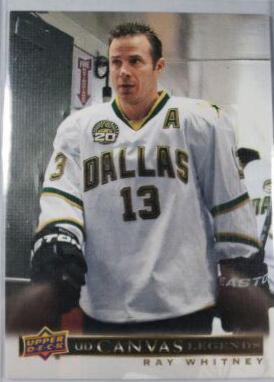Ray Whitney #C-2 Hockey Cards 2020 SP Signature Edition Legends UD Canvas