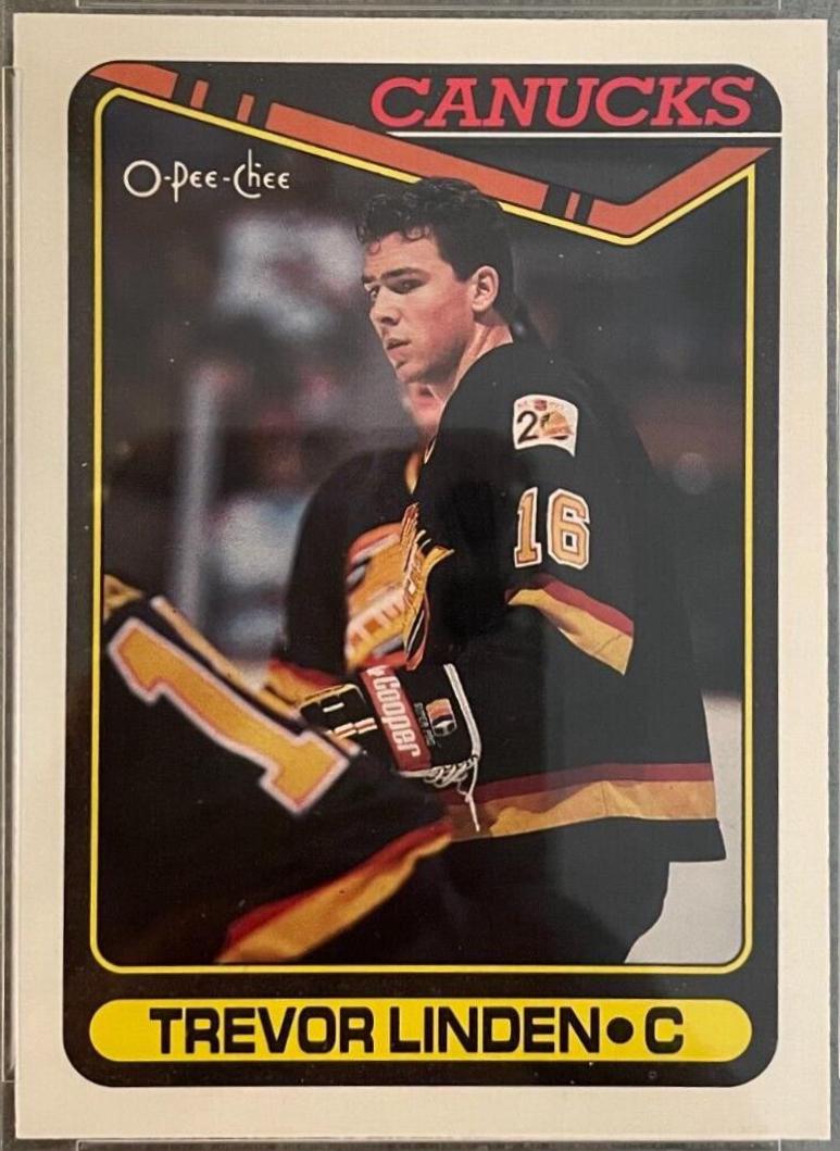 Trevor Linden #225 Hockey Cards 1990 O-Pee-Chee