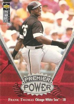 Frank Thomas #PP12 Baseball Cards 1997 Collector's Choice Premier Power