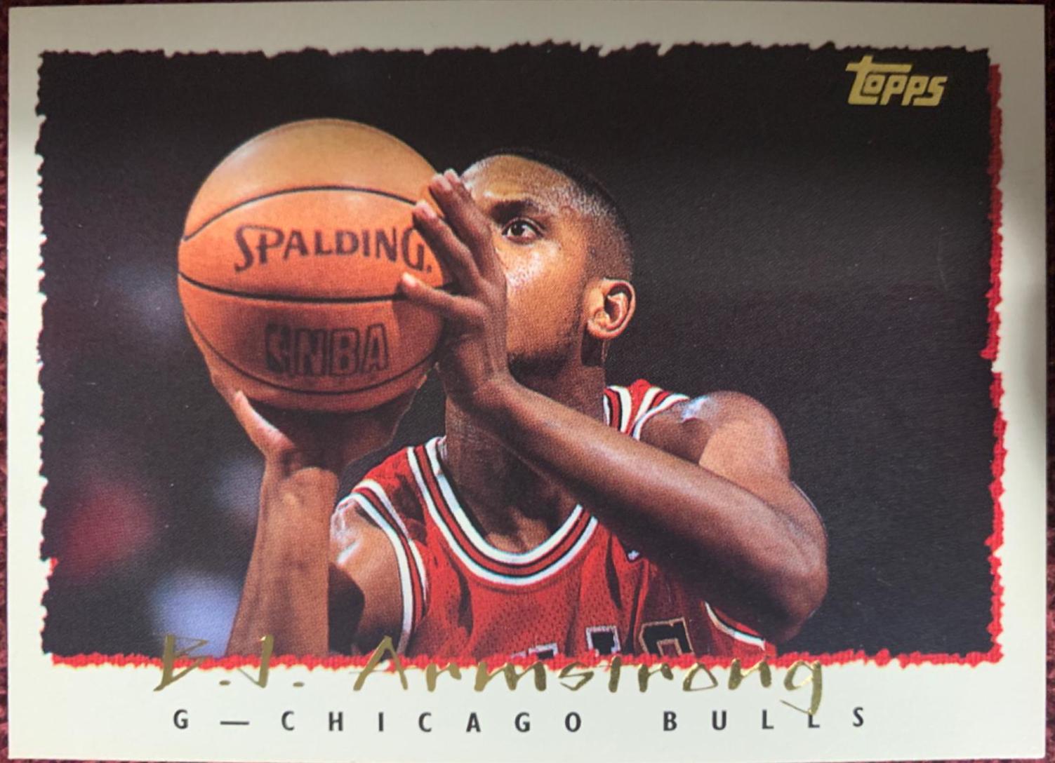 B.J. Armstrong #245 Basketball Cards 1994 Topps