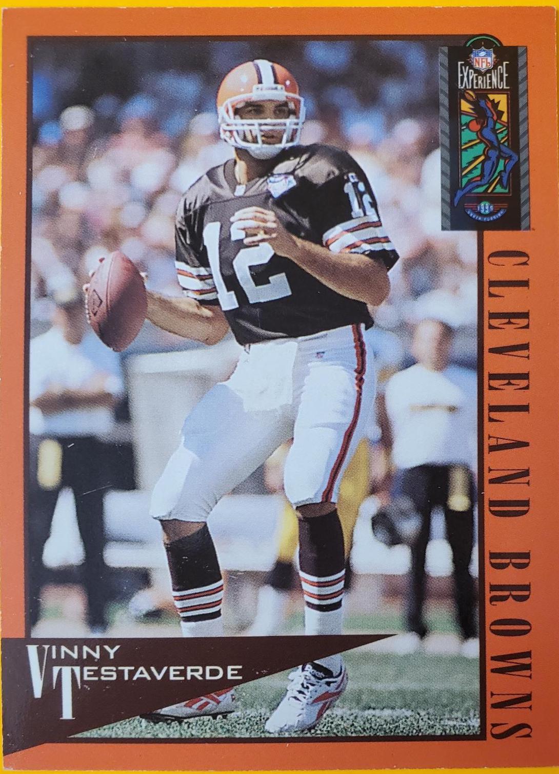 Vinny Testaverde #24 Football Cards 1995 Classic NFL Experience