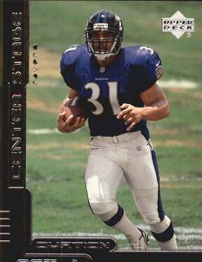 Jamal Lewis #CS6 Football Cards 2000 Upper Deck Ovation Center Stage