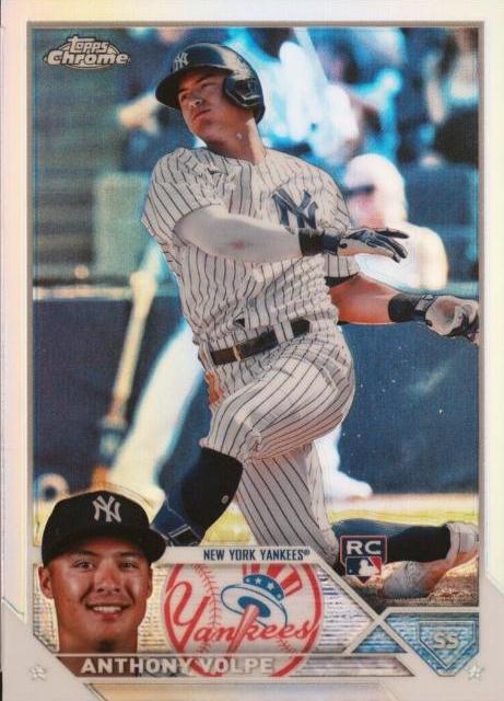 Anthony Volpe #4 Baseball Cards 2023 Topps Chrome