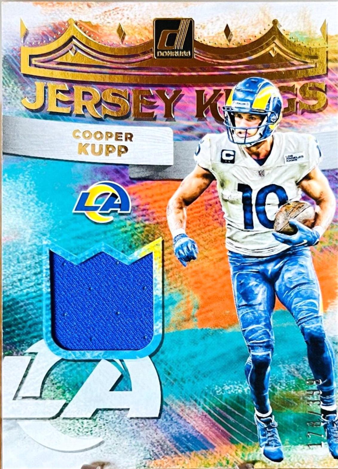 Cooper Kupp #JK-1 Football Cards 2022 Panini Donruss Jersey Kings