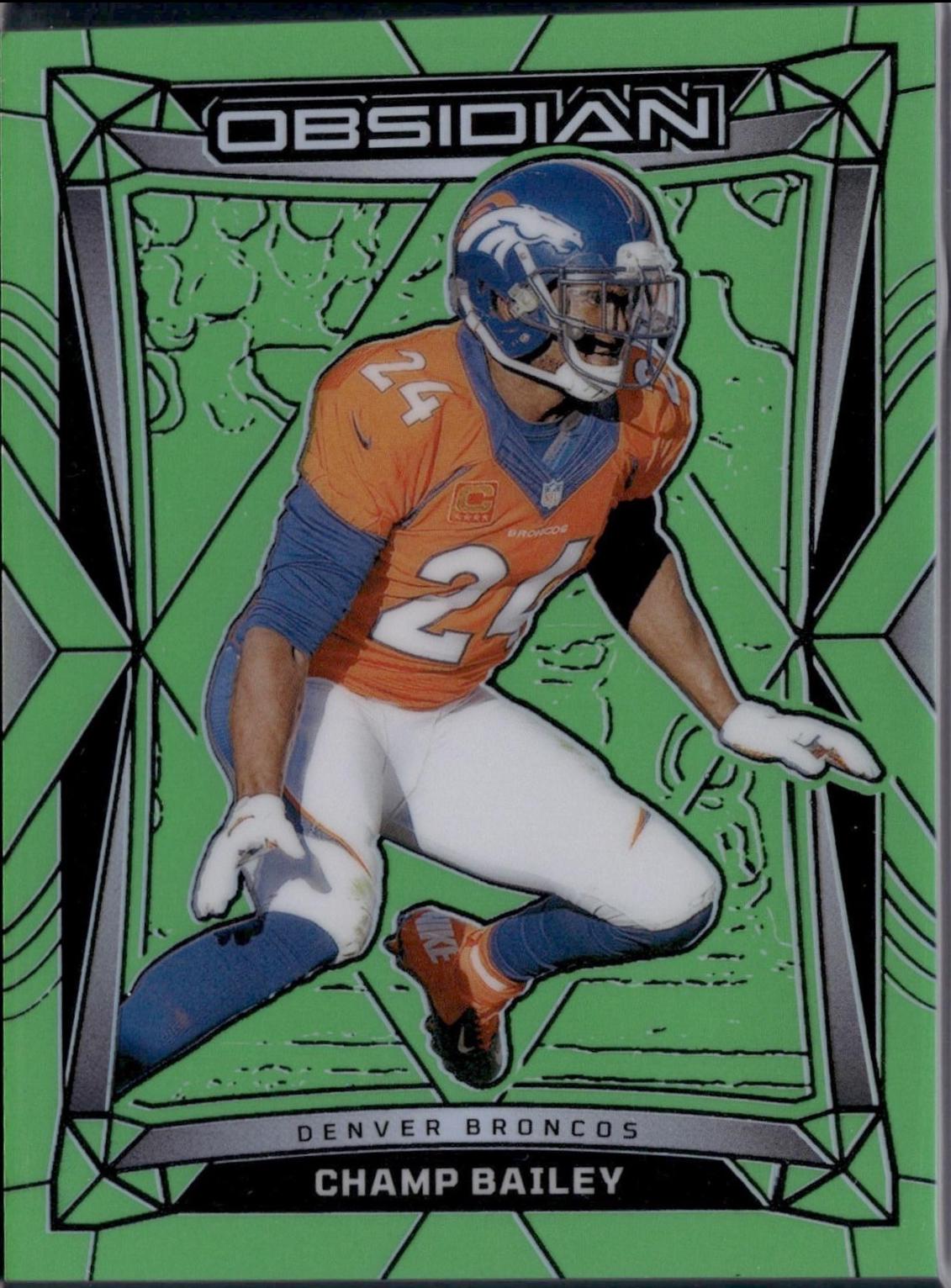 Champ Bailey [Green] #61 Prices | 2024 Panini Obsidian | Football Cards