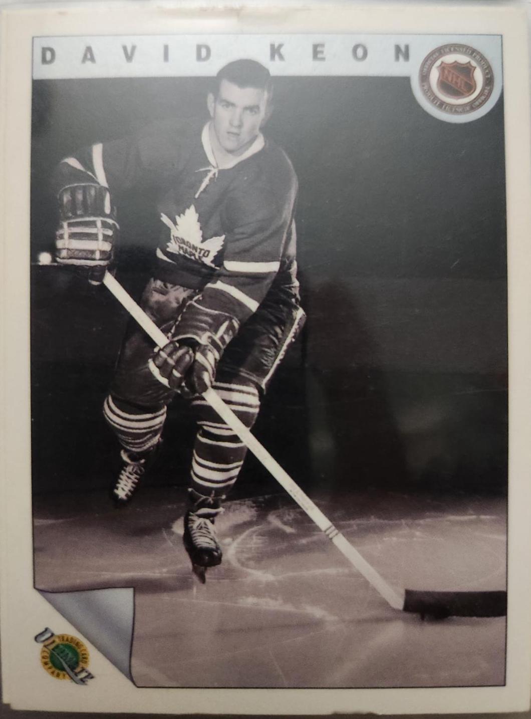 David Keon #39 Hockey Cards 1991 Ultimate Original Six