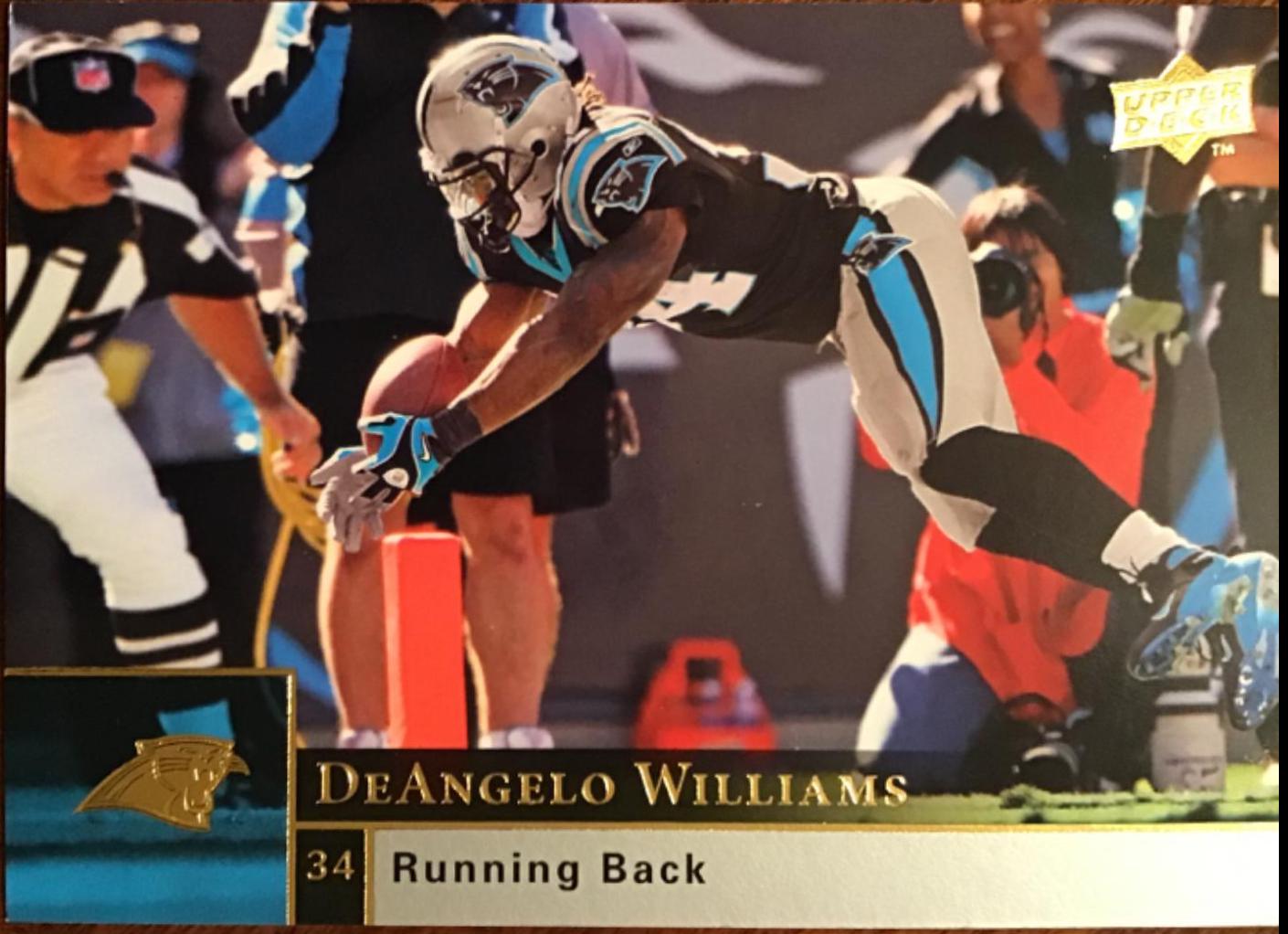 Deangelo Williams #28 Football Cards 2009 Upper Deck