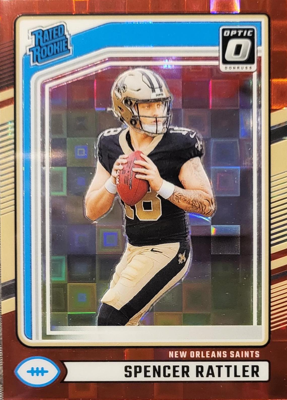 Spencer Rattler [Red Pandora Optic] #359 Prices [Rookie