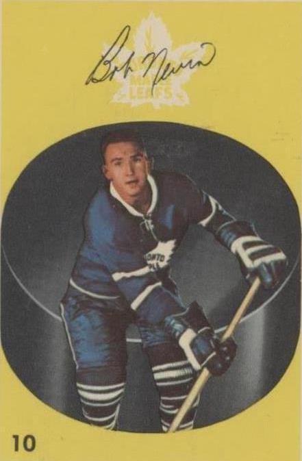 Bob Nevin #10 Hockey Cards 1962 Parkhurst