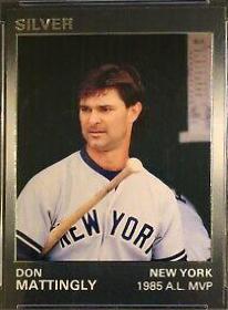 Don Mattingly #24 Baseball Cards 1991 Star Silver Edition