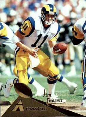 Jim Everett #15 Football Cards 1994 Pinnacle