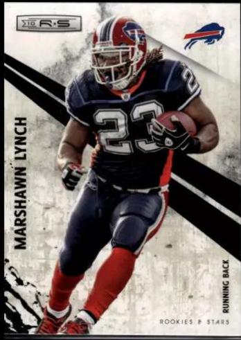 Marshawn Lynch #16 Football Cards 2010 Panini Rookies & Stars