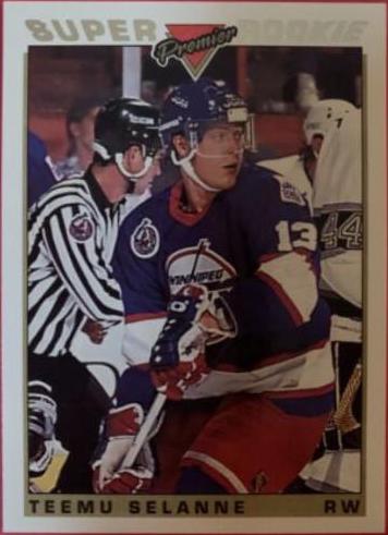 Teemu Selanne #130 Hockey Cards 1993 O-Pee-Chee Premier