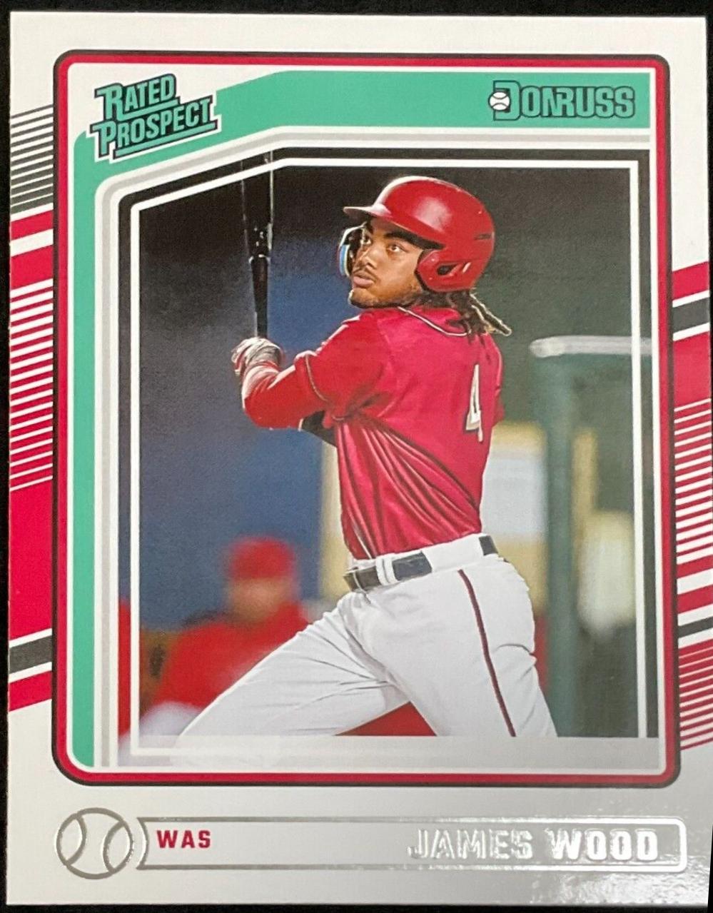 James Wood #187 Baseball Cards 2024 Donruss