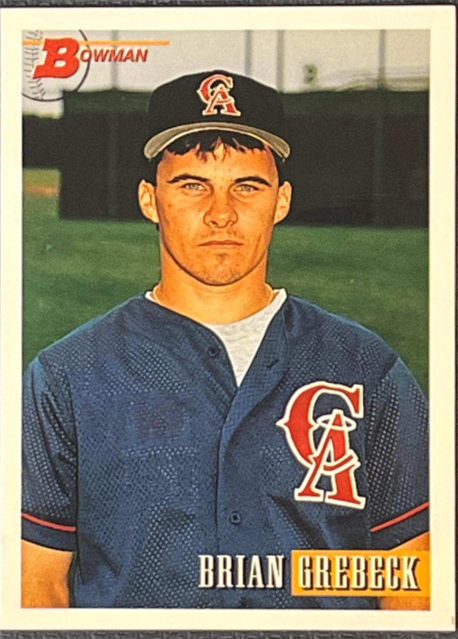 Brian Grebeck #33 Baseball Cards 1993 Bowman