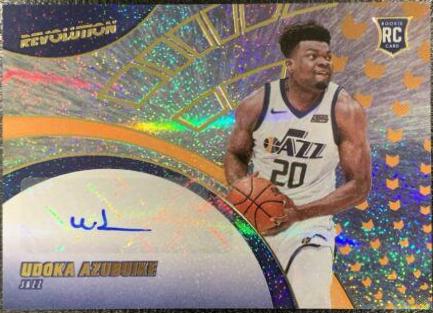 Udoka Azubuike Basketball Cards 2020 Panini Revolution Rookie Autographs