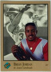 Brian Jordan #93 Baseball Cards 1992 Studio Prices