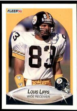 Louis Lipps #145 Football Cards 1990 Fleer
