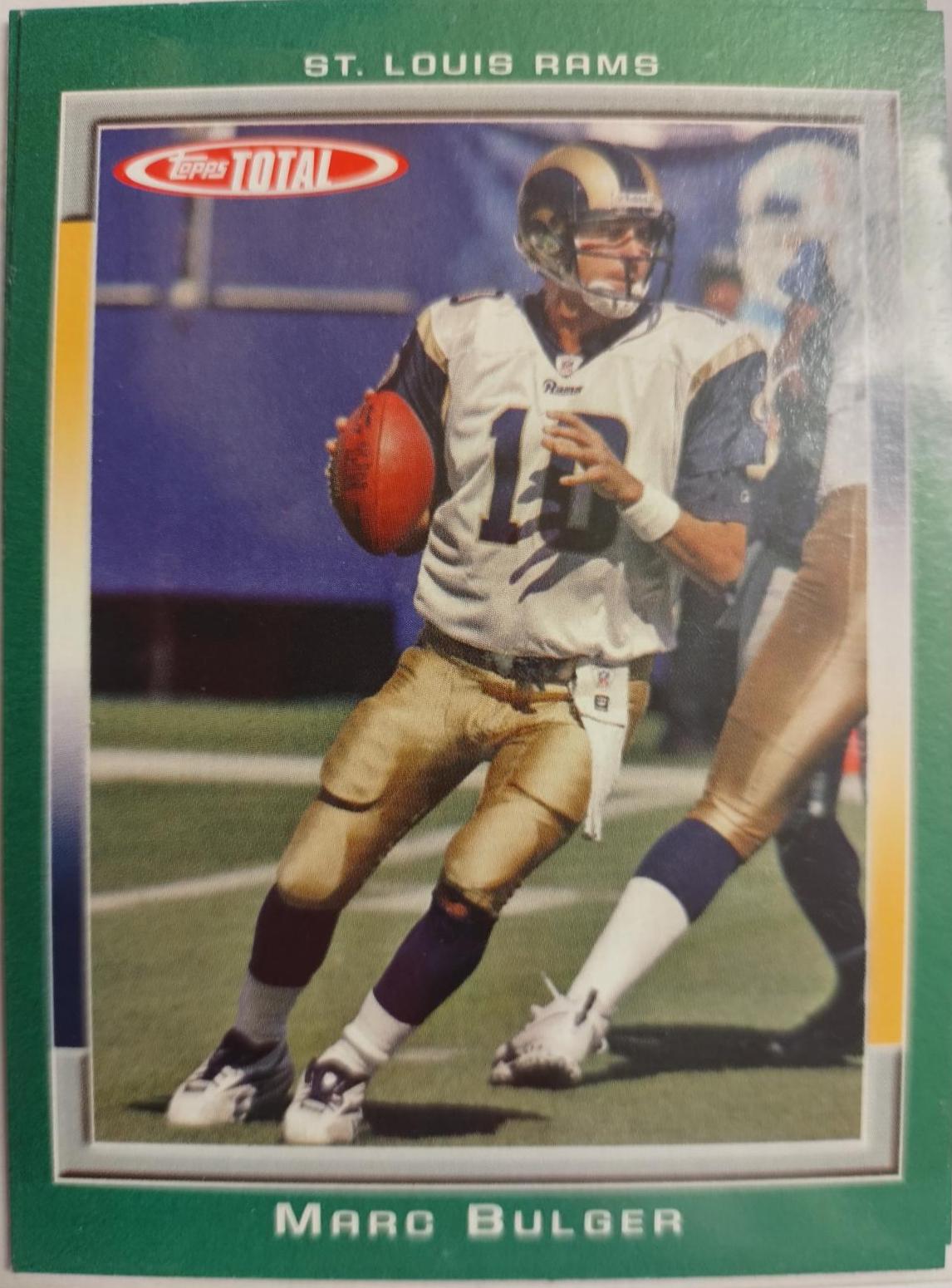 Marc Bulger #TC29 Football Cards 2006 Topps Total Team Checklists
