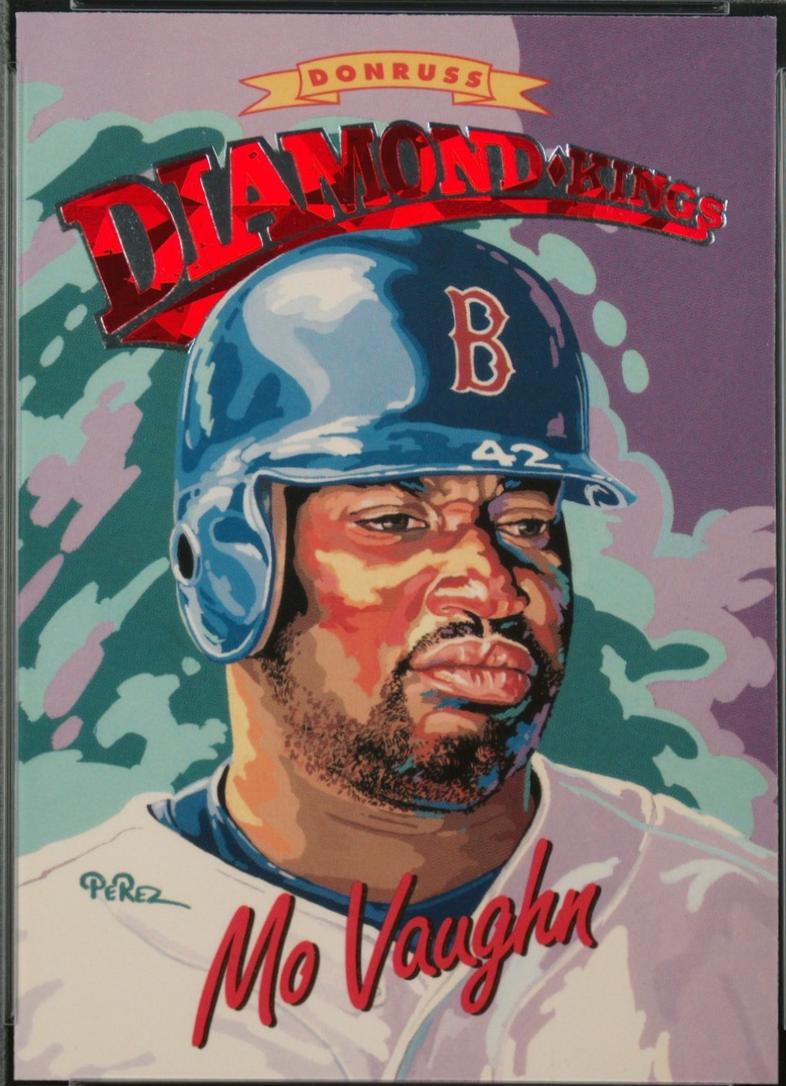 Mo Vaughn #DK-2 Baseball Cards 1994 Donruss Diamond Kings