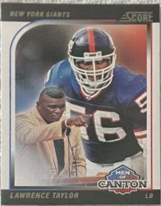 Lawrence Taylor #11 2024 Panini Score Men Of Canton Football