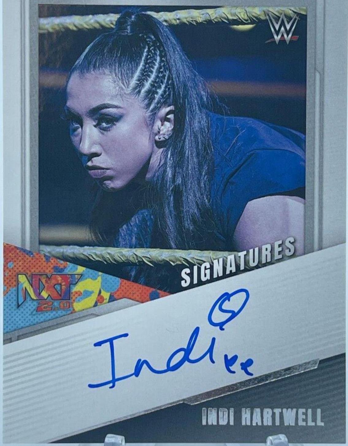 Indi Hartwell #NS-IHW Wrestling Cards 2022 Panini NXT WWE Signatures