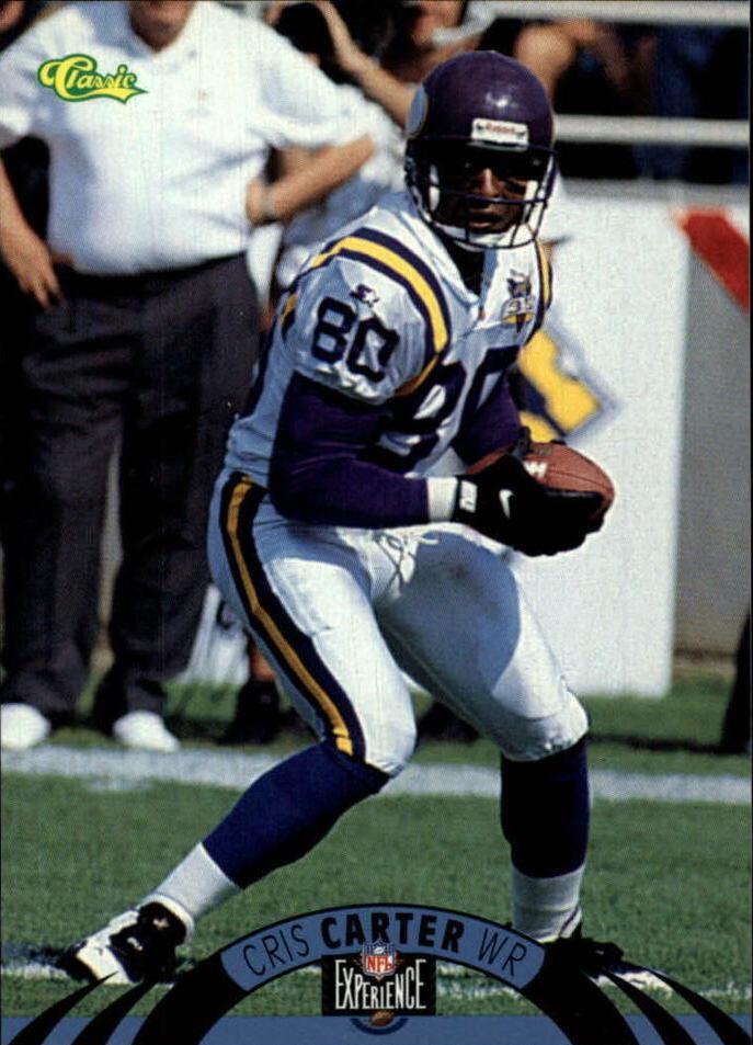 Cris Carter #56 Football Cards 1996 Classic NFL Experience