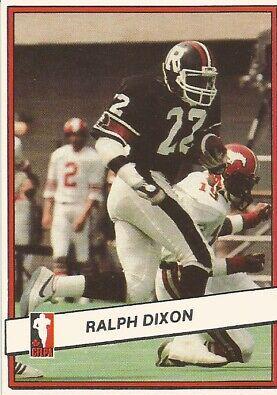 Ralph Dixon #8 Football Cards 1985 Jogo CFL