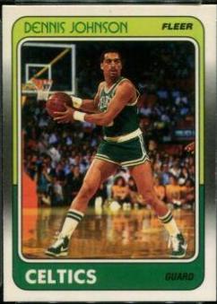 Dennis Johnson #10 Basketball Cards 1988 Fleer