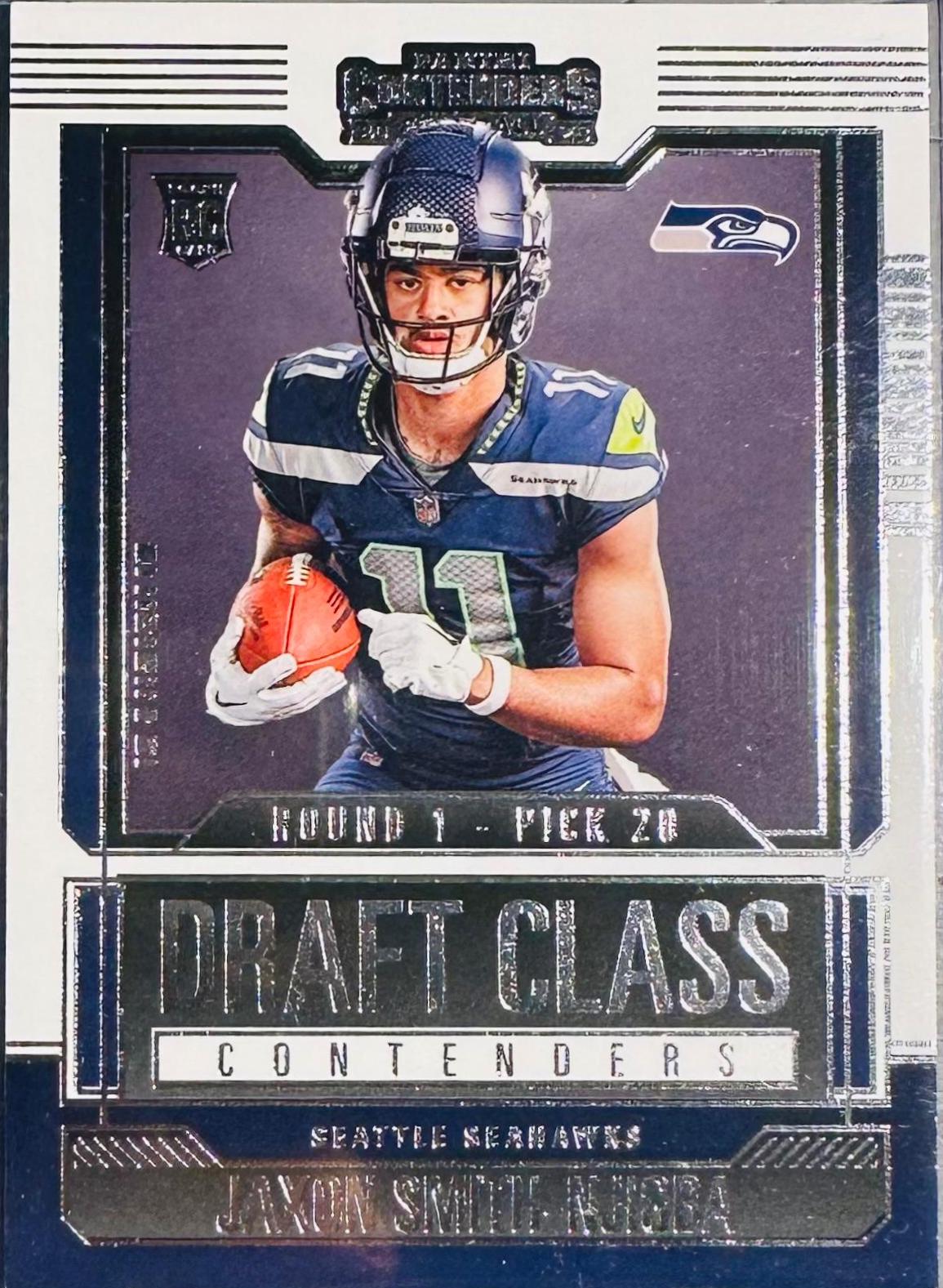 Jaxon Smith-Njigba #13 Football Cards 2023 Panini Contenders Draft Class