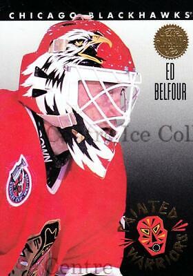 Ed Belfour #6 Hockey Cards 1993 Leaf Painted Warriors