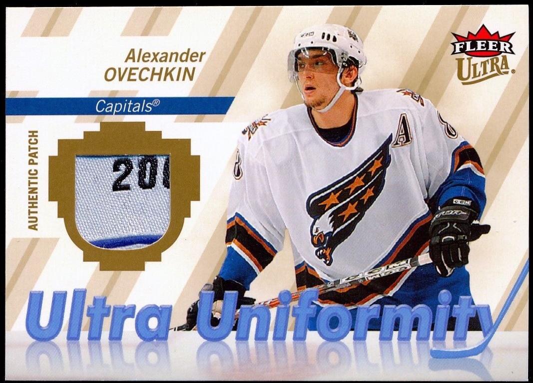 Alexander Ovechkin #U-AO Hockey Cards 2007 Ultra Uniformity
