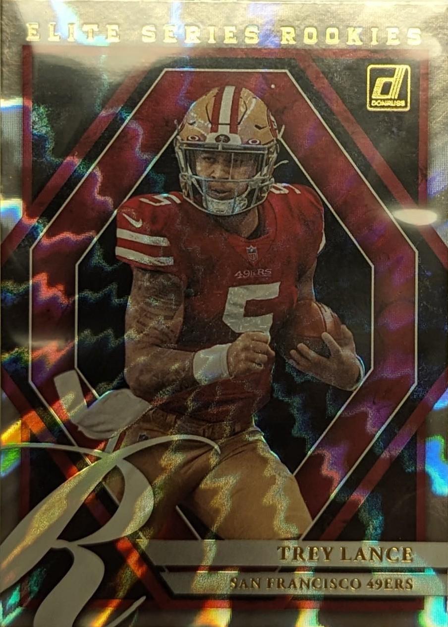 Trey Lance #ESR-TLA Football Cards 2021 Panini Donruss Optic Elite Series Rookies