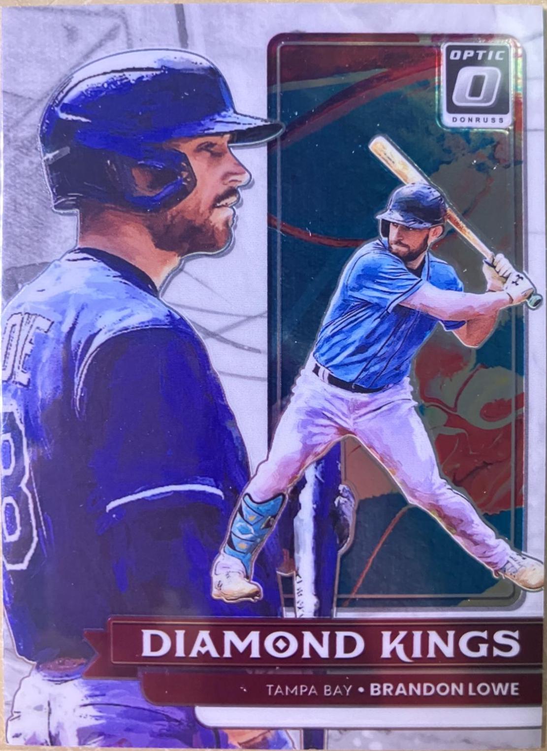 Brandon Lowe #1 Baseball Cards 2022 Panini Donruss Optic