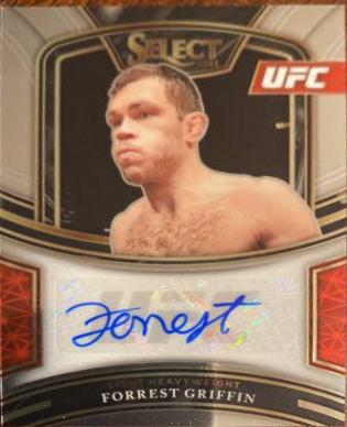 Forrest Griffin #SG-FGF Ufc Cards 2021 Panini Select UFC Signatures