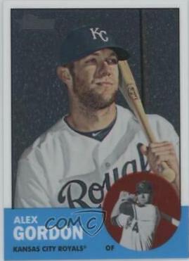 Alex Gordon #HP12 Baseball Cards 2012 Topps Heritage Chrome