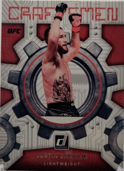 Justin Gaethje #10 Ufc Cards 2022 Panini Donruss UFC Craftsmen