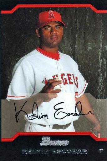 Kelvim Escobar #47 Baseball Cards 2004 Bowman