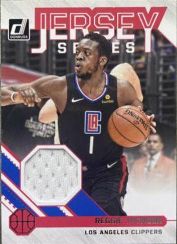 Reggie Jackson #31 2020 Donruss Jersey Series Basketball