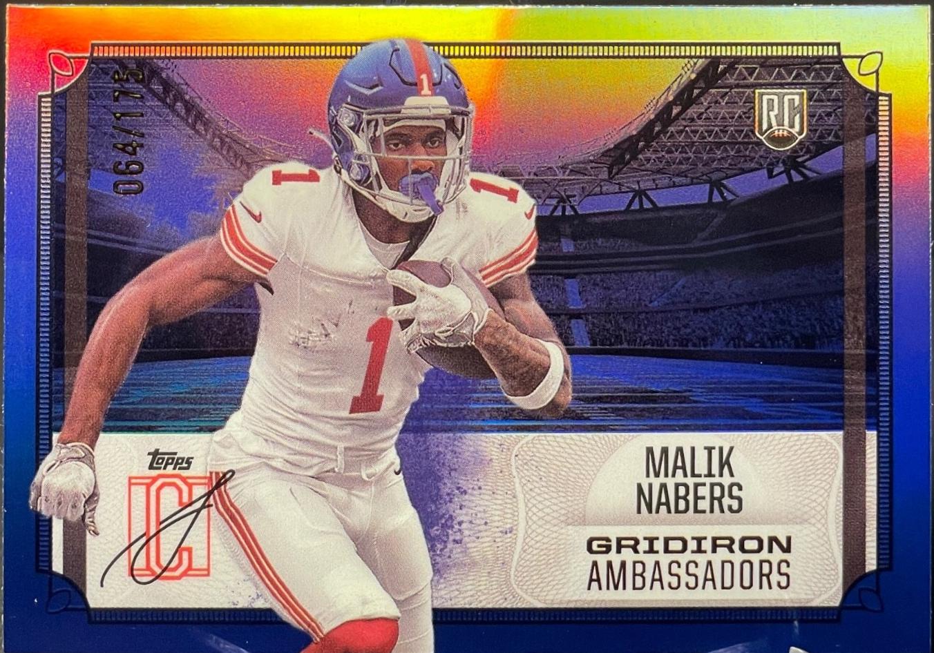Malik Nabers [Indigo] #GA-6
