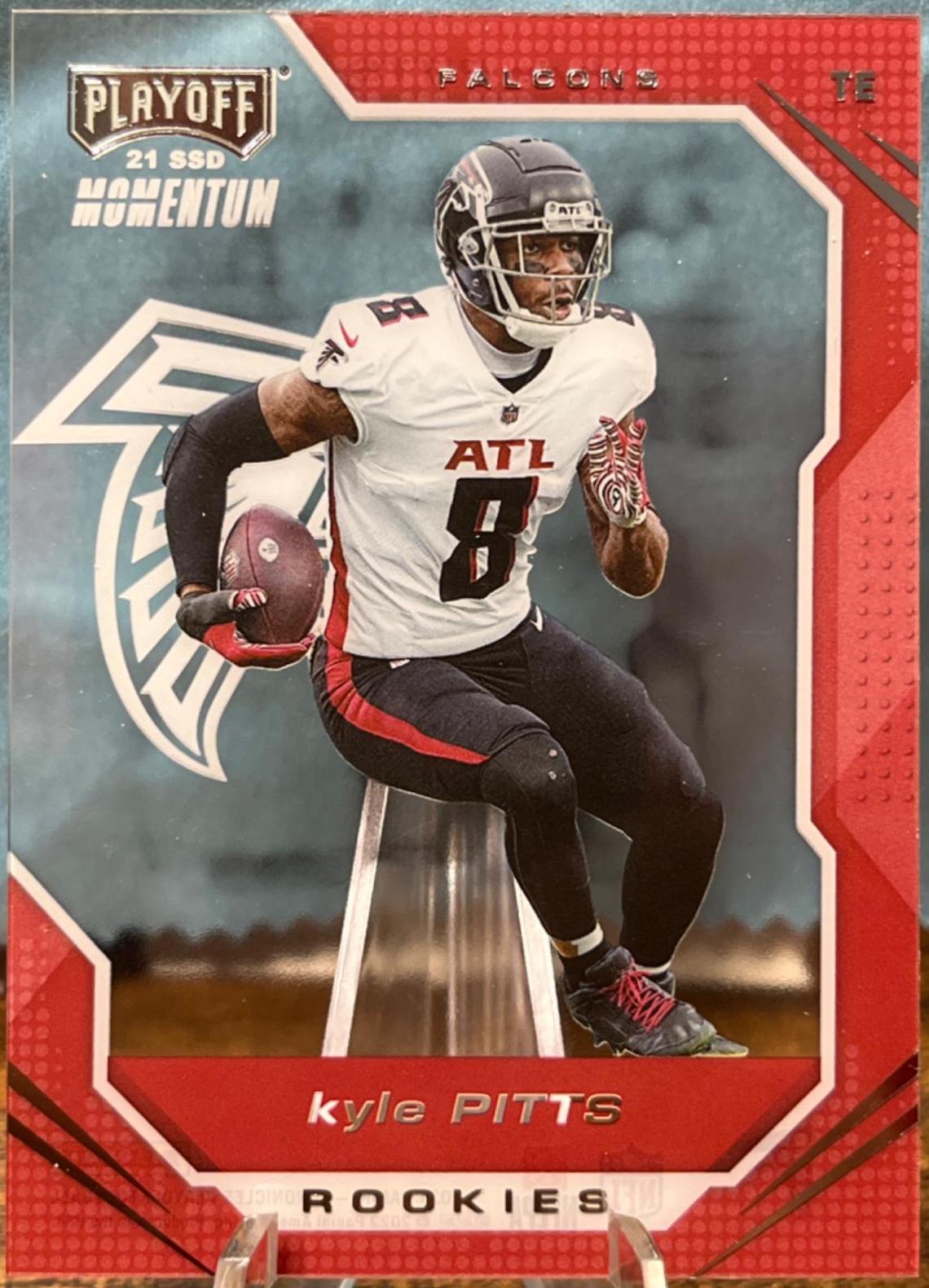 Kyle Pitts #PMR-4 Football Cards 2021 Panini Chronicles Playoff Momentum Rookies