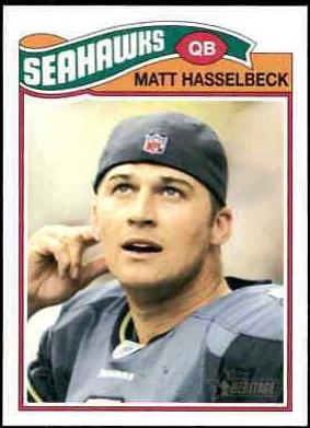 Matt Hasselbeck #47 Football Cards 2005 Topps Heritage