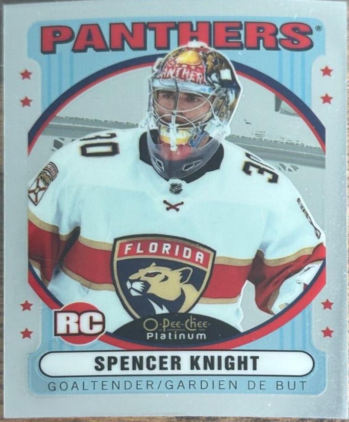 Spencer Knight #R-69 2021-22 O-Pee-Chee Platinum Hockey Retro