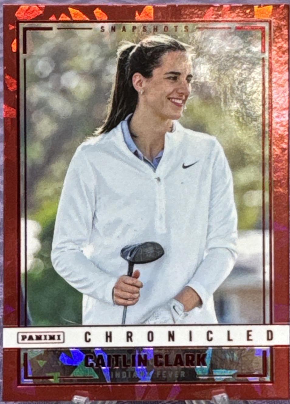 Caitlin Clark #100 2025 Panini Caitlin Clark Chronicled Basketball