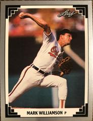 Mark Williamson #21 Baseball Cards 1991 Leaf Prices