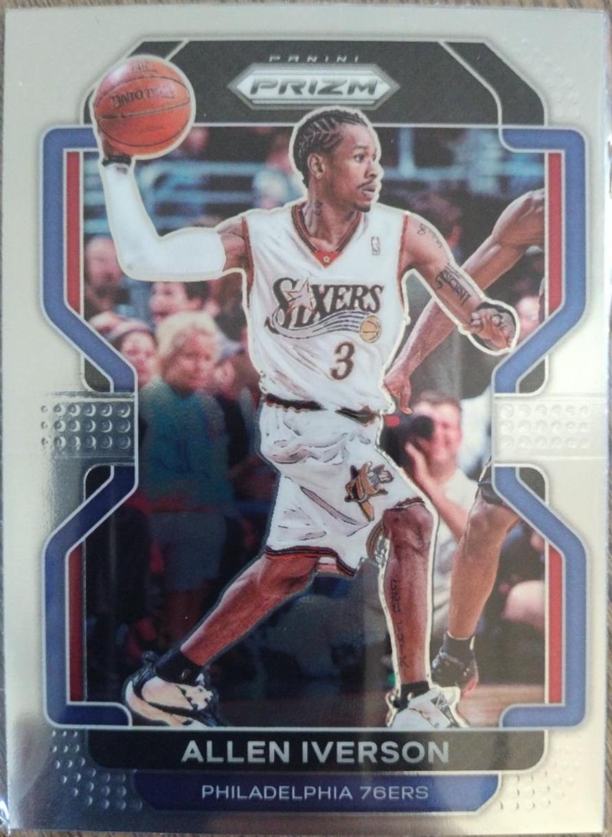 Allen Iverson #255 Basketball Cards 2021 Panini Prizm